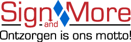 Sign and More Ontzorgen is ons motto Logo
